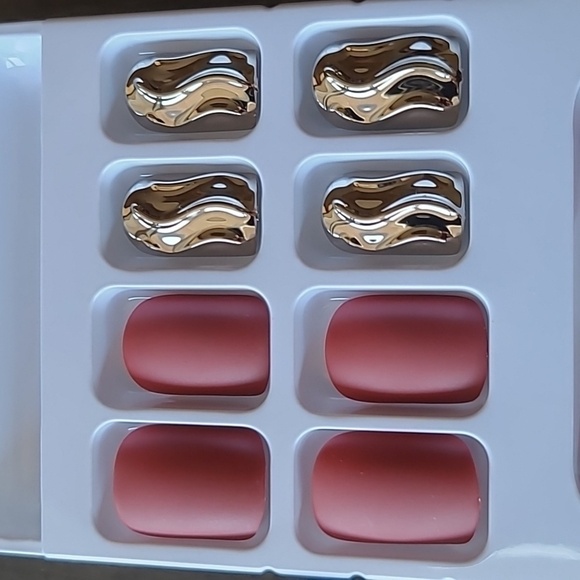 Red Wine Matte Press On Nails - Picture 12 of 14